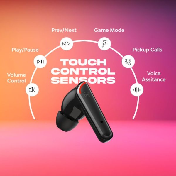 Wings Phantom 250 Wireless Earbuds, with 30 Hours Playtime, Bullet Charge, 40ms Low Latency, Bluetooth 5.2, 13mm Drivers, AAC Codec Support, Acoustic Echo Cancellation TWS Earphones (Blue) - Image 17