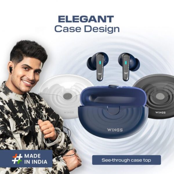 Wings Flobuds 200 Made in India Wireless Earbuds Transparent Case, 13mm Drivers, Smart ENC, 50 Hrs Total Playtime, Gaming Mode 40 ms Low Latency, Voice Assistant Support. - Image 5