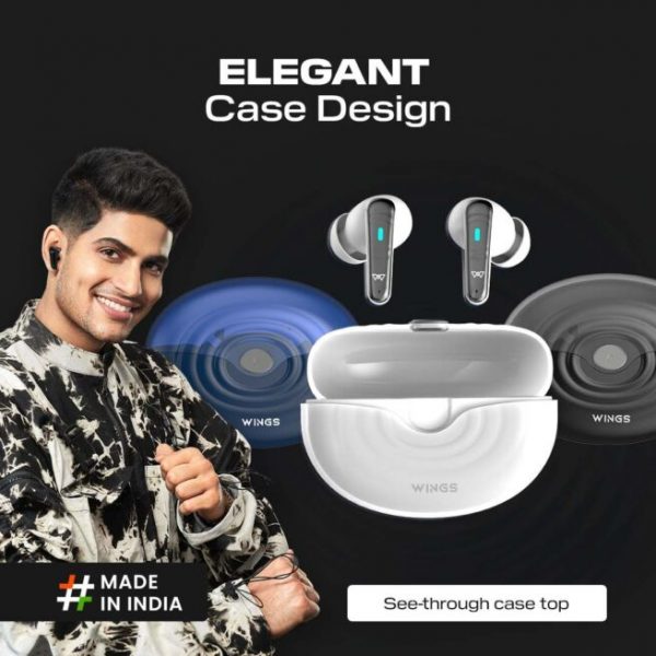 Wings Flobuds 200 Made in India Wireless Earbuds Transparent Case, 13mm Drivers, Smart ENC, 50 Hrs Total Playtime, Gaming Mode 40 ms Low Latency, Voice Assistant Support. - Image 6