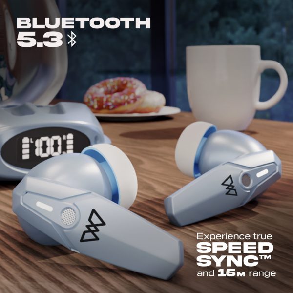 Wings Phantom 410 | 440 Digital Display EARBUDS Best Low Latency 40ms Wireless Earbuds, Bluetooth Headphones, Gaming Case with Digital Battery Indicator, 70 Hours Playtime, in Ear Airpods, ENC Mic, Touch Controls TWS Headset - Image 18