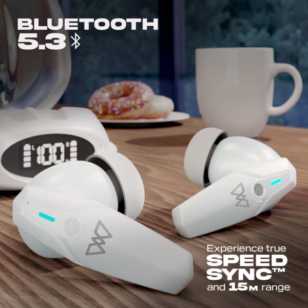 Wings Phantom 410 | 440 Digital Display EARBUDS Best Low Latency 40ms Wireless Earbuds, Bluetooth Headphones, Gaming Case with Digital Battery Indicator, 70 Hours Playtime, in Ear Airpods, ENC Mic, Touch Controls TWS Headset - Image 17
