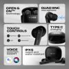 Wings Phantom 380 ANC Best Low Latency 30Hrs Earbuds, ANC Bluetooth Wireless Headphones, Ergonomic Case with LED Lights, 50 Hours Playtime, Quad ENC Mic, TWS Headset with Touch Controls. - Image 12