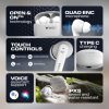 Wings Phantom 380 ANC Best Low Latency 30Hrs Earbuds, ANC Bluetooth Wireless Headphones, Ergonomic Case with LED Lights, 50 Hours Playtime, Quad ENC Mic, TWS Headset with Touch Controls. - Image 13