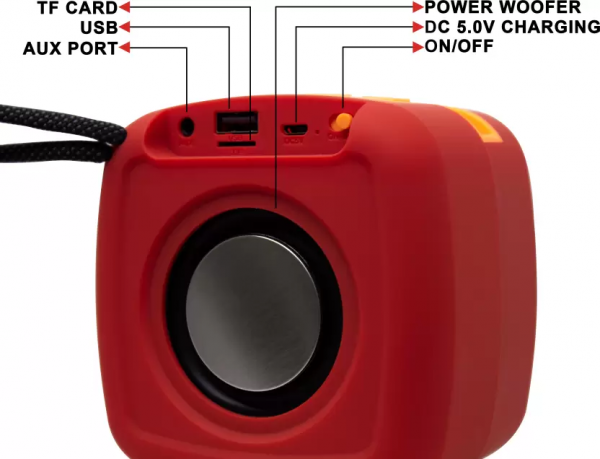 Woos WS-036 10W Compact Bluetooth Speaker - Image 10