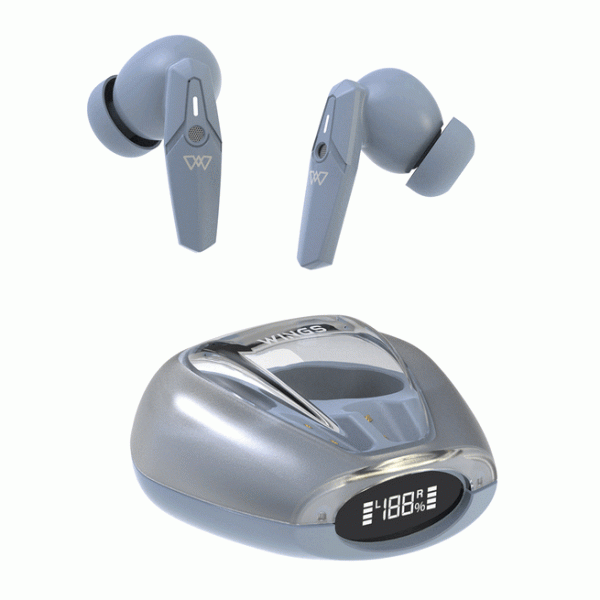 Wings Phantom 410 | 440 Digital Display EARBUDS Best Low Latency 40ms Wireless Earbuds, Bluetooth Headphones, Gaming Case with Digital Battery Indicator, 70 Hours Playtime, in Ear Airpods, ENC Mic, Touch Controls TWS Headset - Image 27