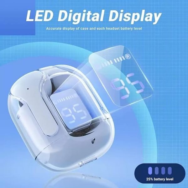 Ultrapods true Wireless Earbuds With LED Digital Display & Heavy Bass - Image 10