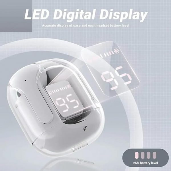 Ultrapods true Wireless Earbuds With LED Digital Display & Heavy Bass - Image 14
