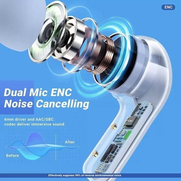 Ultrapods true Wireless Earbuds With LED Digital Display & Heavy Bass - Image 11