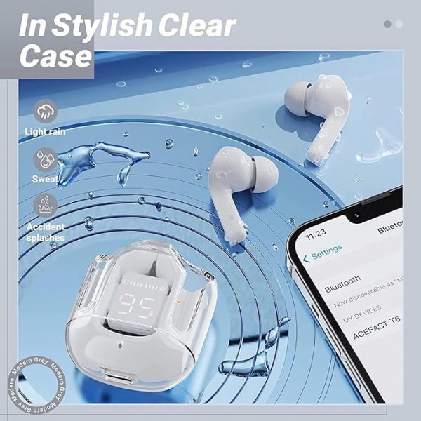 Ultrapods true Wireless Earbuds With LED Digital Display & Heavy Bass - Image 13