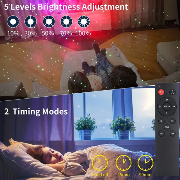 Astronaut Galaxy Light Projector, Space Buddy Projector Night Light for Bedroom Ceiling with Remote and Timer - Image 8
