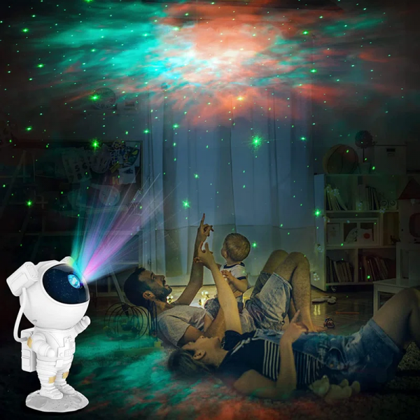 Astronaut Galaxy Light Projector, Space Buddy Projector Night Light for Bedroom Ceiling with Remote and Timer - Image 9