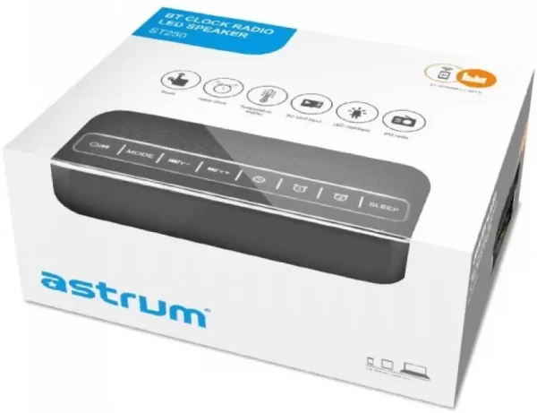 Astrum ST-250 Bluetooth Speaker & LED Digital Clock - Image 8