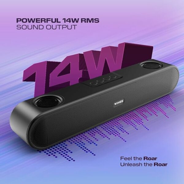 Wings Thunderbar 300 | 310 14W Bluetooth Speaker - Image 2