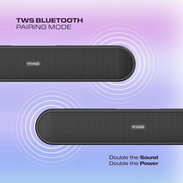 Wings Thunderbar 300 | 310 14W Bluetooth Speaker - Image 3