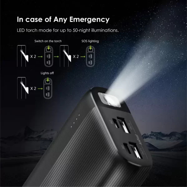 ORAIMO OPB-P204D Traveler 4 20000 mAh 12 W Power Bank - Image 19