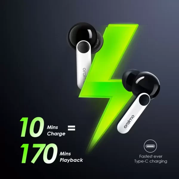 ORAIMO FreePods 4 30db ANC Earbuds with 35.5h Playtime,Quad ENC Mic,Custom EQ modes - Image 19