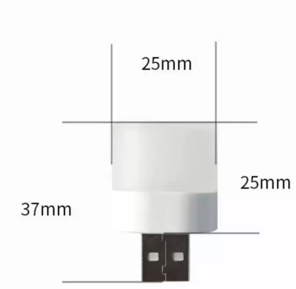 1W Mini USB Light Plug & Play Bulb for Reading Sleeping Camping - Image 2