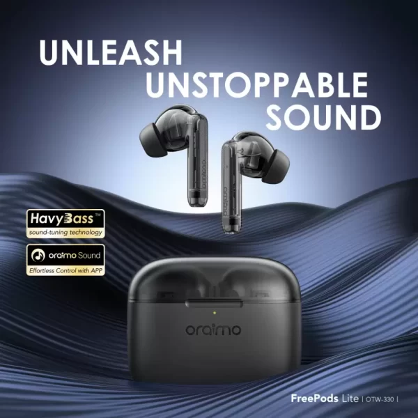 ORAIMO FreePods Lite Earbuds (Phantom Black) - Image 20