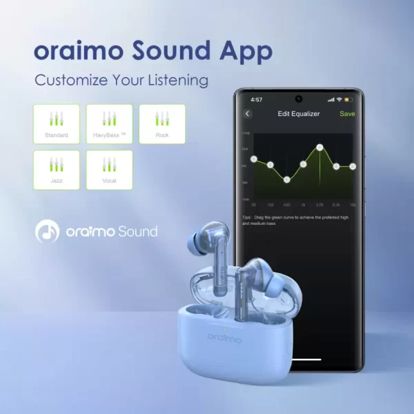 ORAIMO FreePods Lite Earbuds (Phantom Black) - Image 24