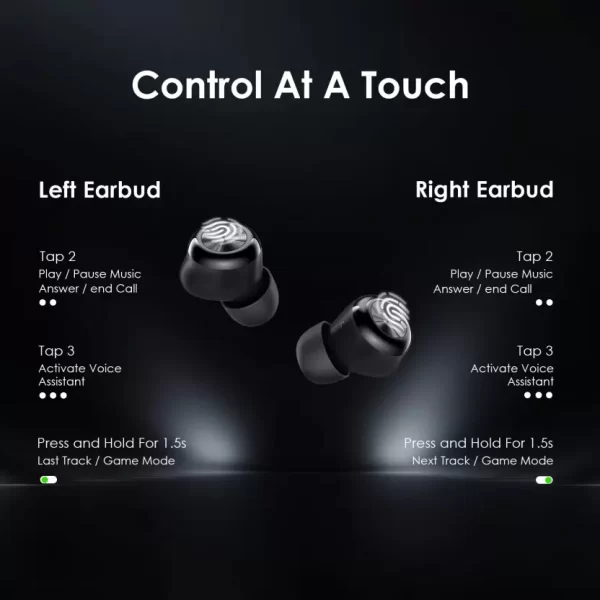 ORAIMO Airbuds 3 Earbuds ( Black ) - Image 35