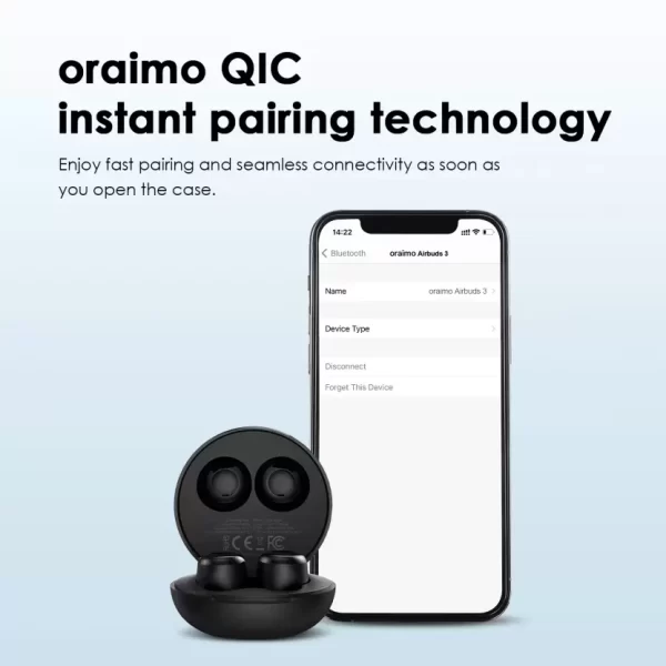 ORAIMO Airbuds 3 Earbuds ( Black ) - Image 23