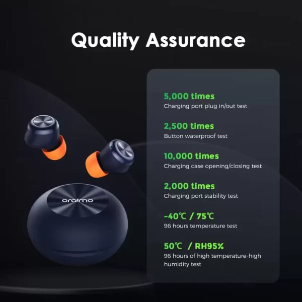 ORAIMO Airbuds 3 Earbuds ( Black ) - Image 40