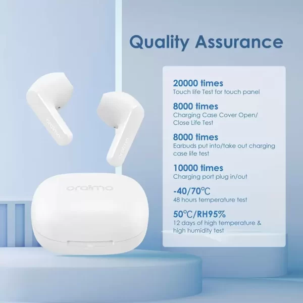 ORAIMO Roll Earbuds (White) - Image 6